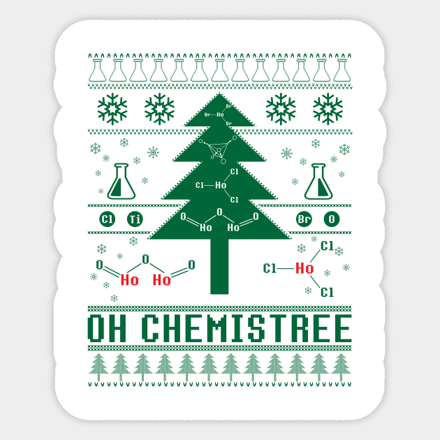 Oh chemistree top christmas sweater